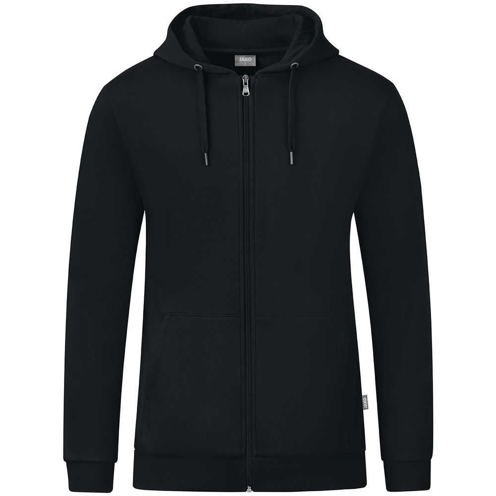 Jako Kapuzenjacke Organic - schwarz