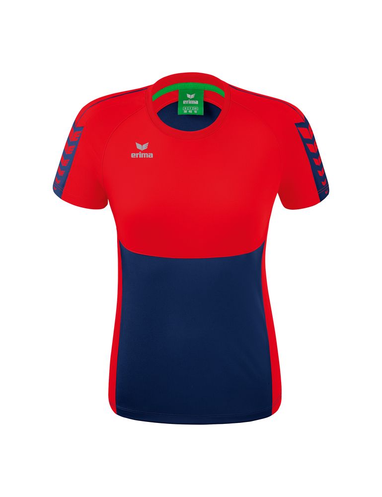 Erima Six Wings T-Shirt Function - new navy/red