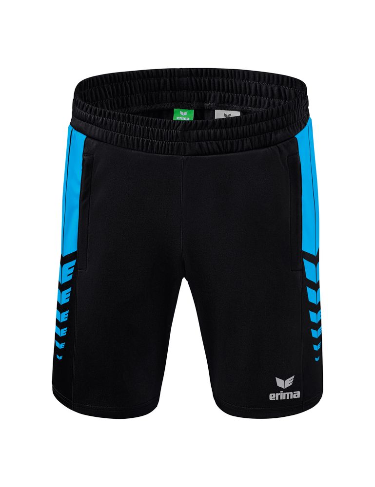 Erima Six Wings Shorts Without Inner Slip - black/curacao