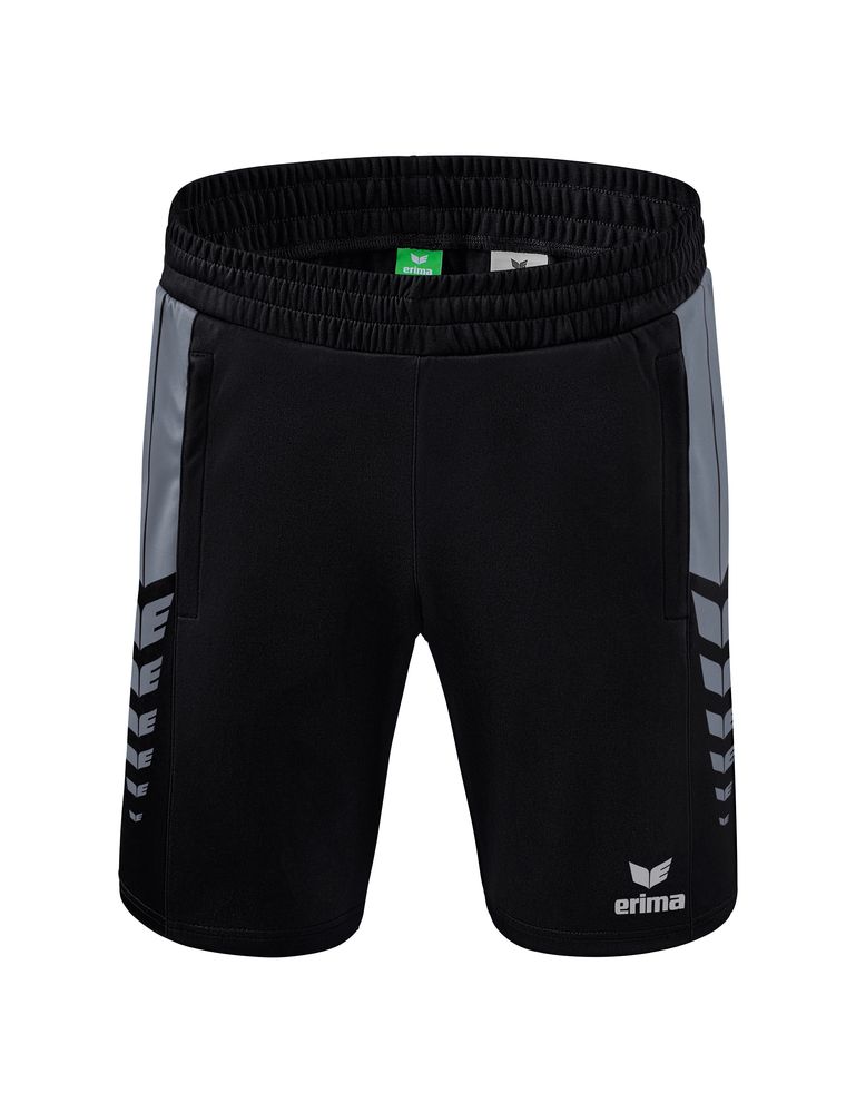 Erima Six Wings Shorts Without Inner Slip - black/slate grey
