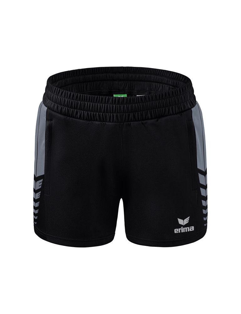 Erima Six Wings Shorts Without Inner Slip - black/slate grey