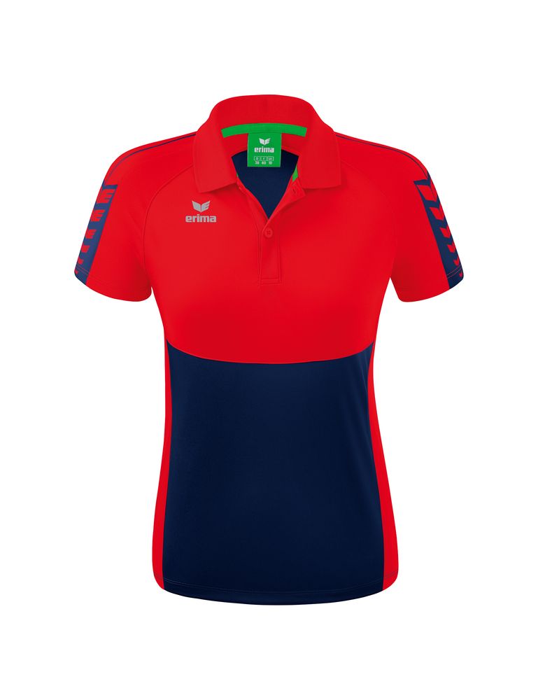 Erima Six Wings Poloshirt Function - new navy/red