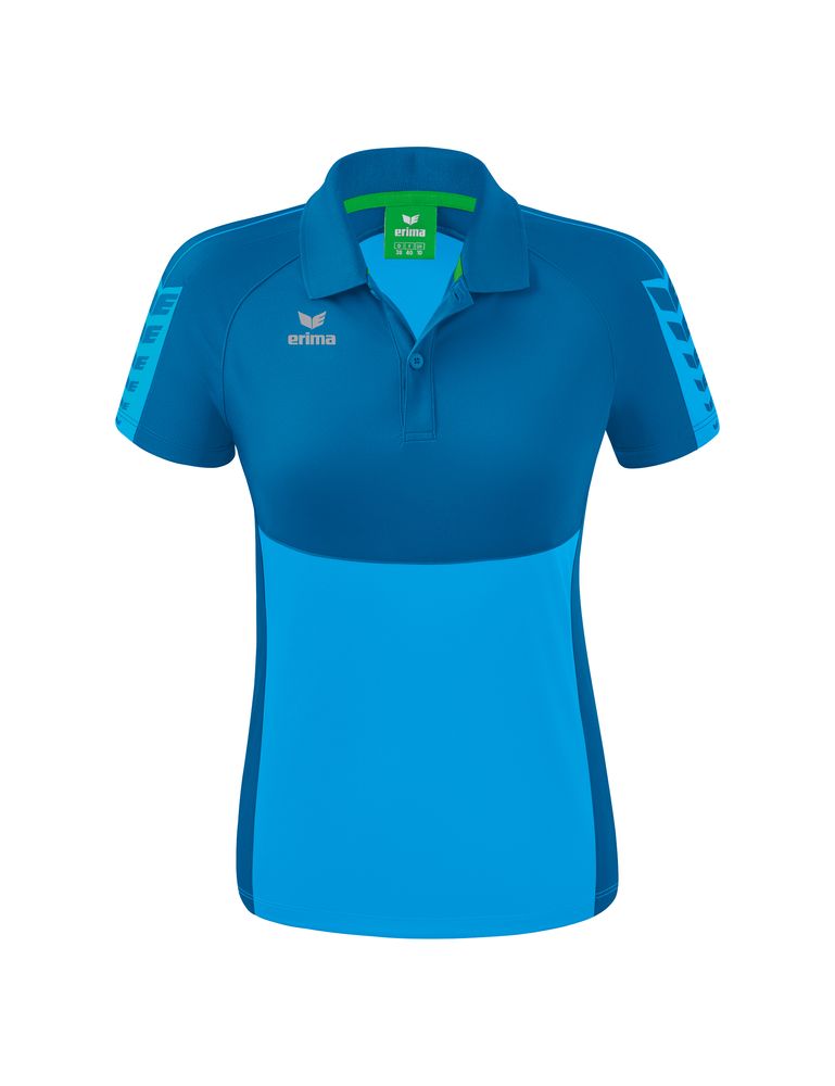 Erima Six Wings Poloshirt Function - curacao/mykonos