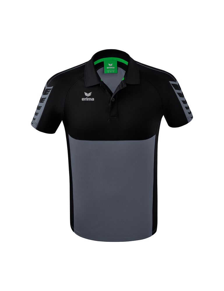 Erima Six Wings Poloshirt Function - slate grey/black