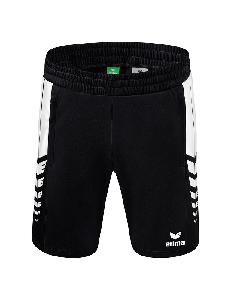 Erima Six Wings Shorts Without Inner Slip - black/white