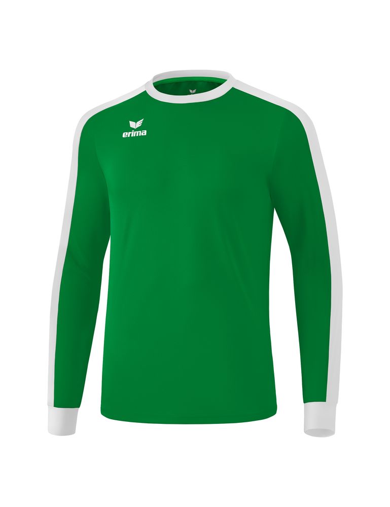 Erima Retro Star Jersey Longsleeve - smaragd/white