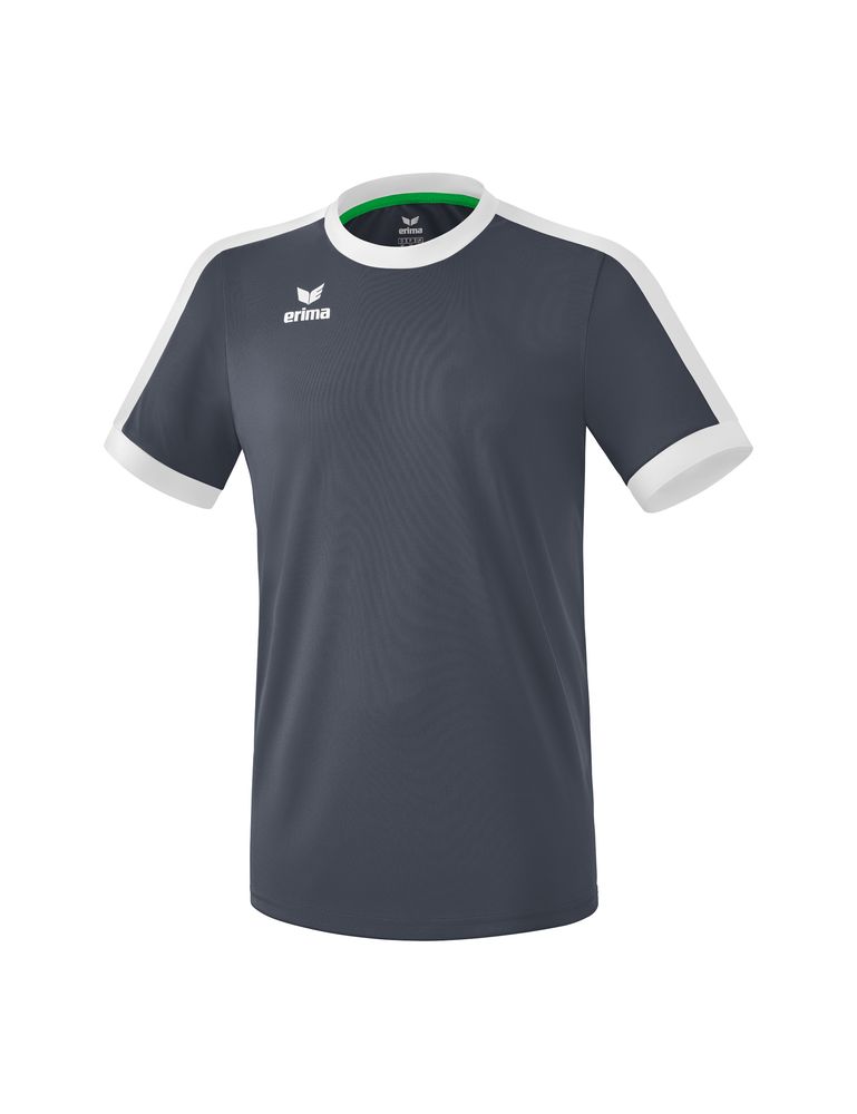 Erima Retro Star Jersey Shortsleeve - slate grey/white
