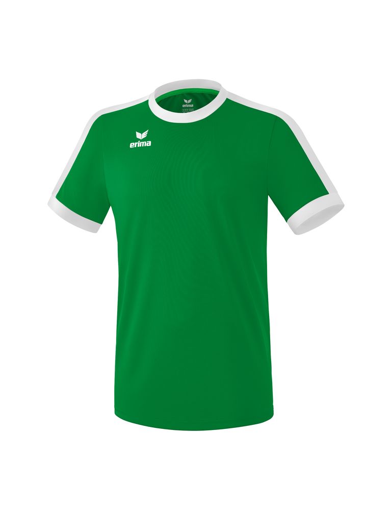 Erima Retro Star Jersey Shortsleeve - smaragd/white