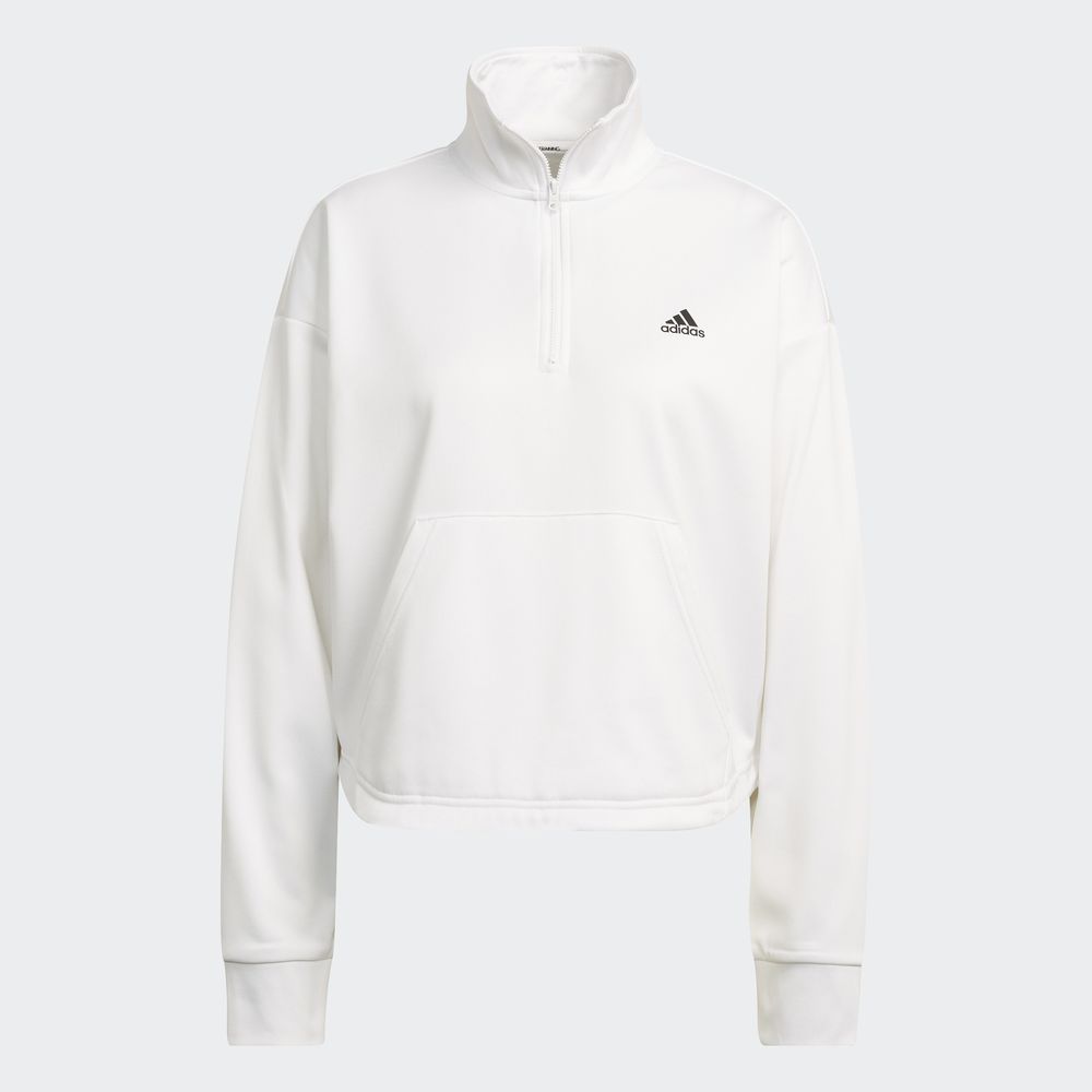adidas Damen AEROREADY 1/4-Zip Trainingsjacke