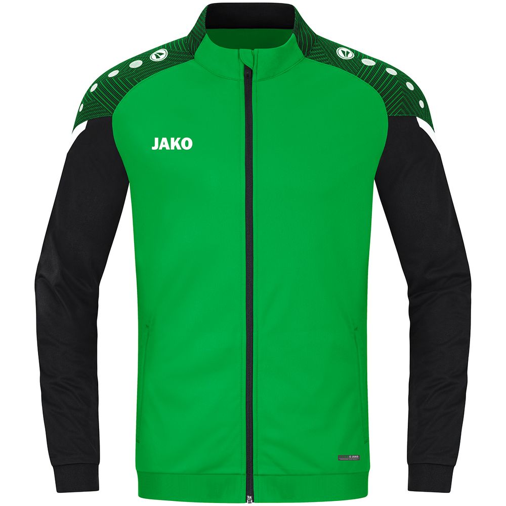 Jako Polyesterjacke Performance - soft green/schwarz