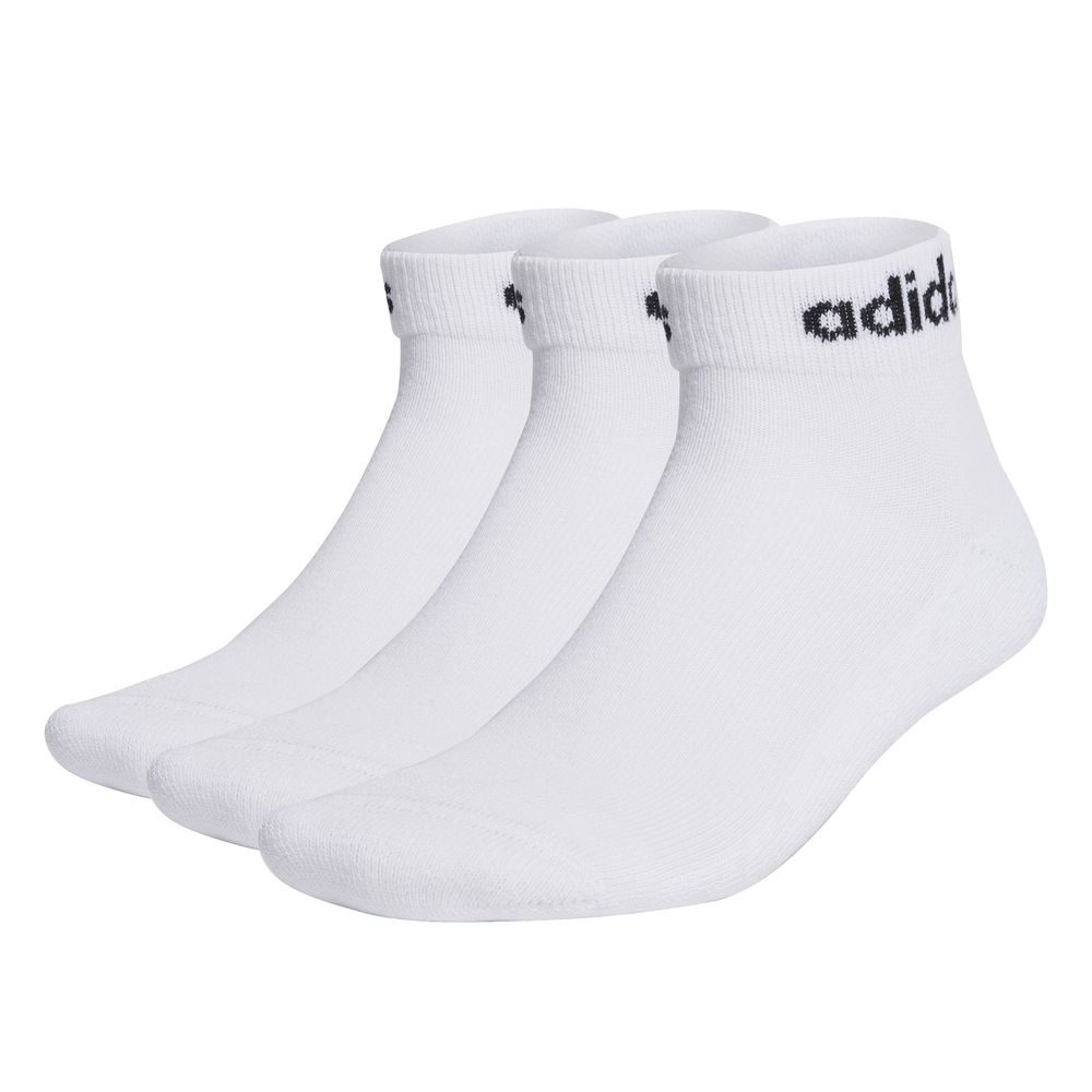 adidas Herren Linear Cushioned Ankle Socken, 3 Paar