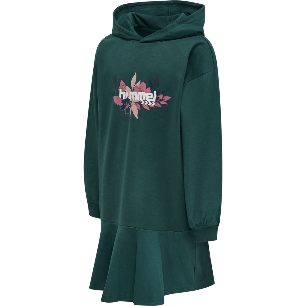 Hummel Hmlsaga Hoodie Dress - deep teal