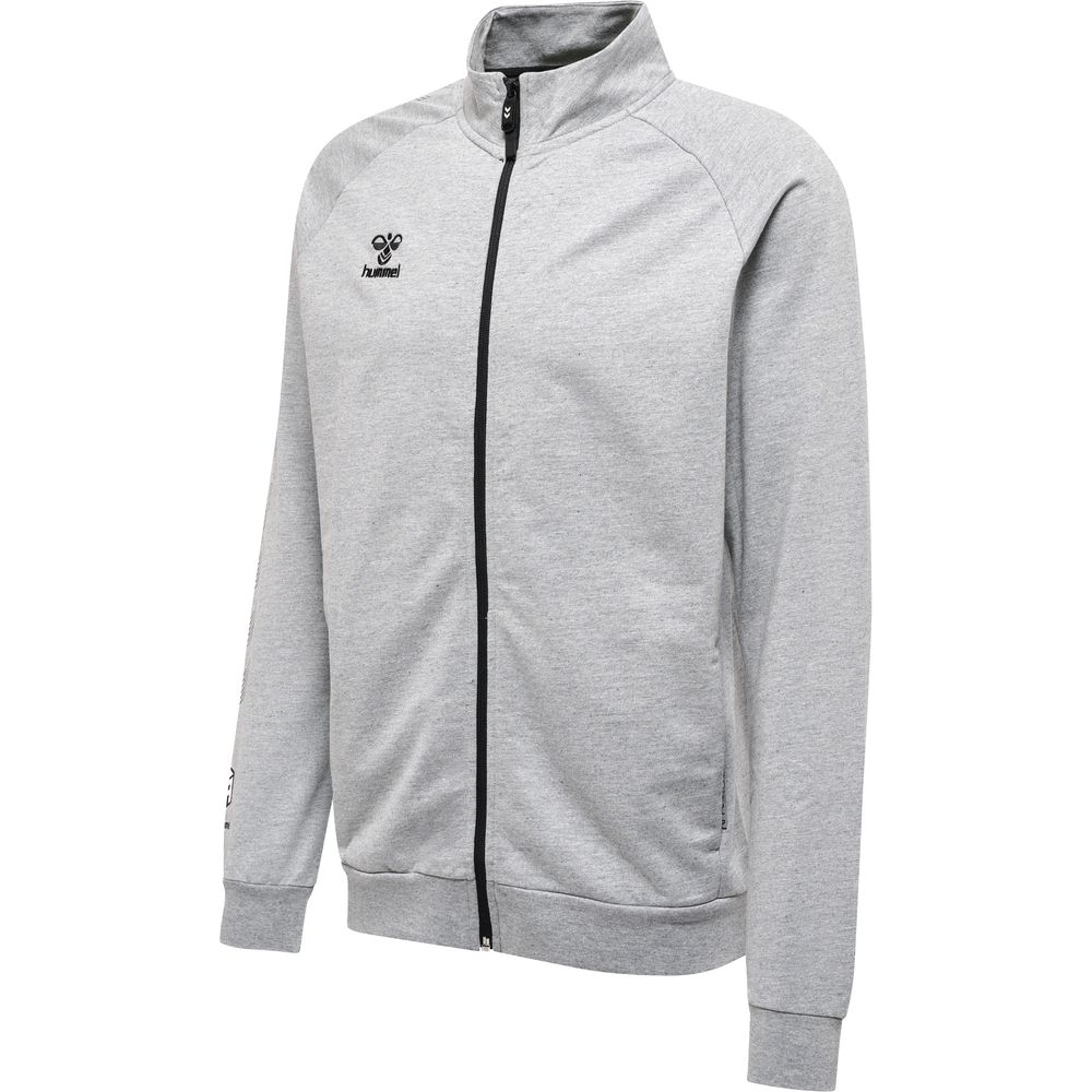 Hummel Hmlmove Grid Cot. Zip Jacket - grey melange