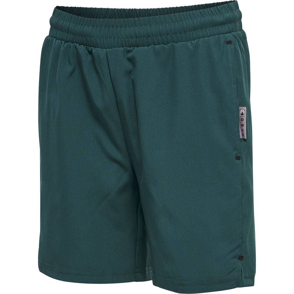 Hummel Hmlmove Grid Woven Shorts Kids - deep teal