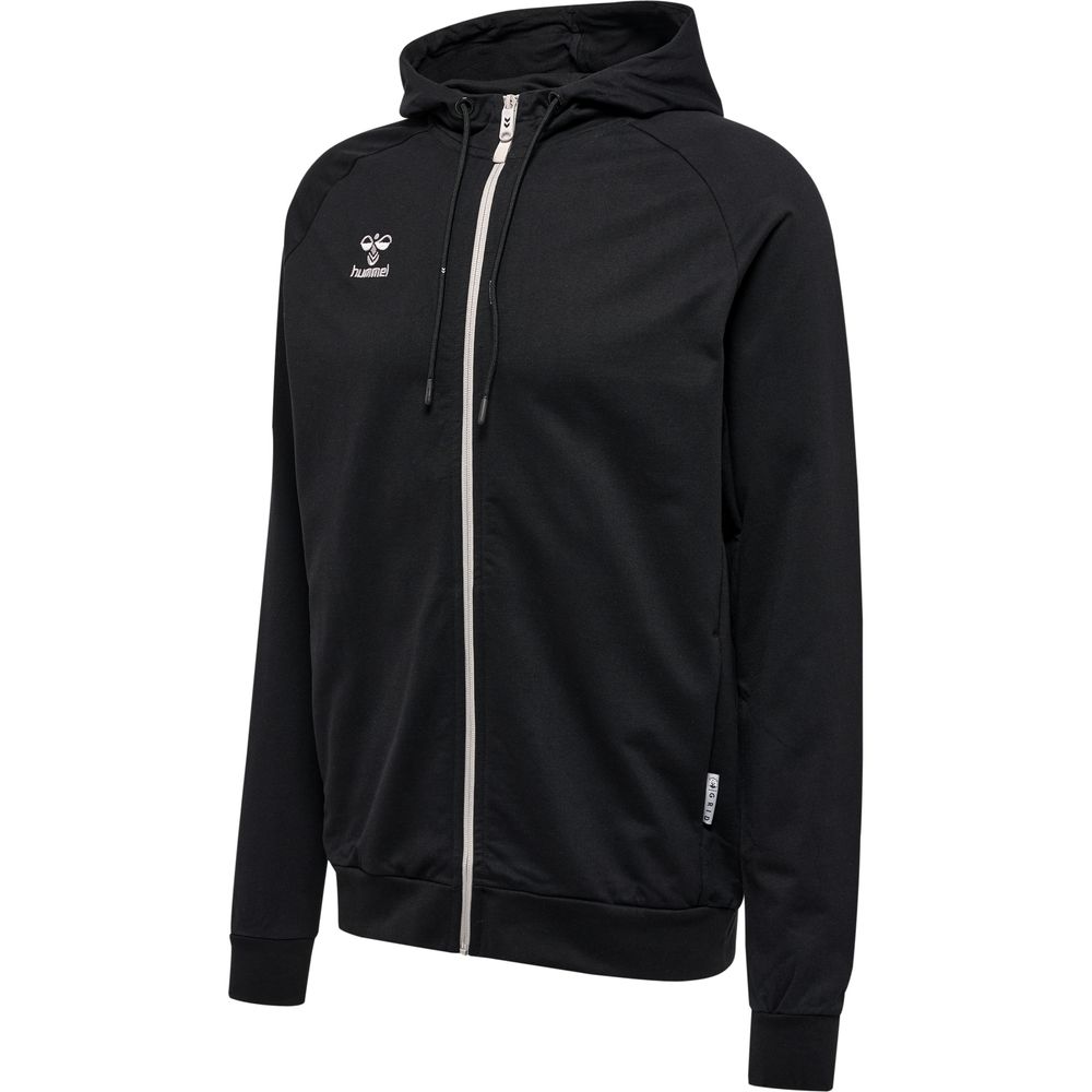 Hummel Hmlmove Grid Cotton Zip Hoodie - black