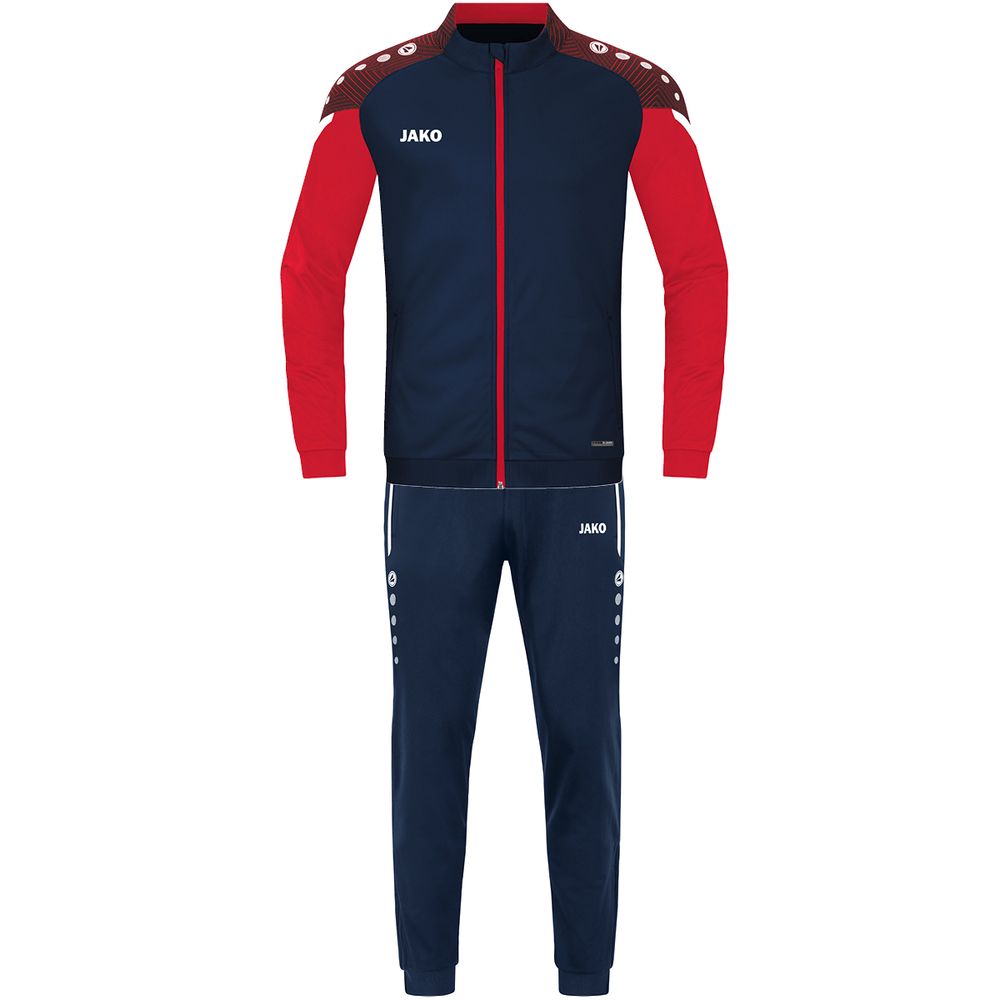 Jako Trainingsanzug Polyester Performance - marine/rot