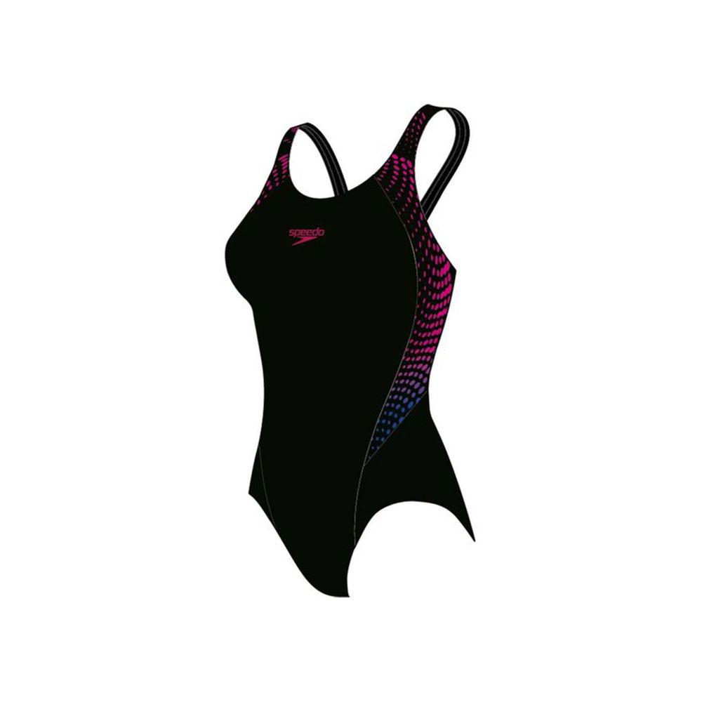 Speedo Alv Pnl Lnbk Af Black/Purple - black/purple