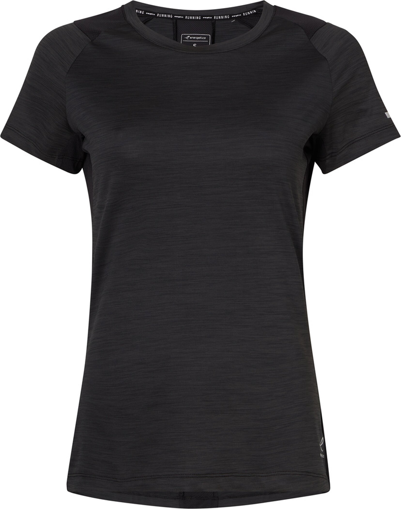 Energetics Da.-T-Shirt Evii Ss W - melange/black/black