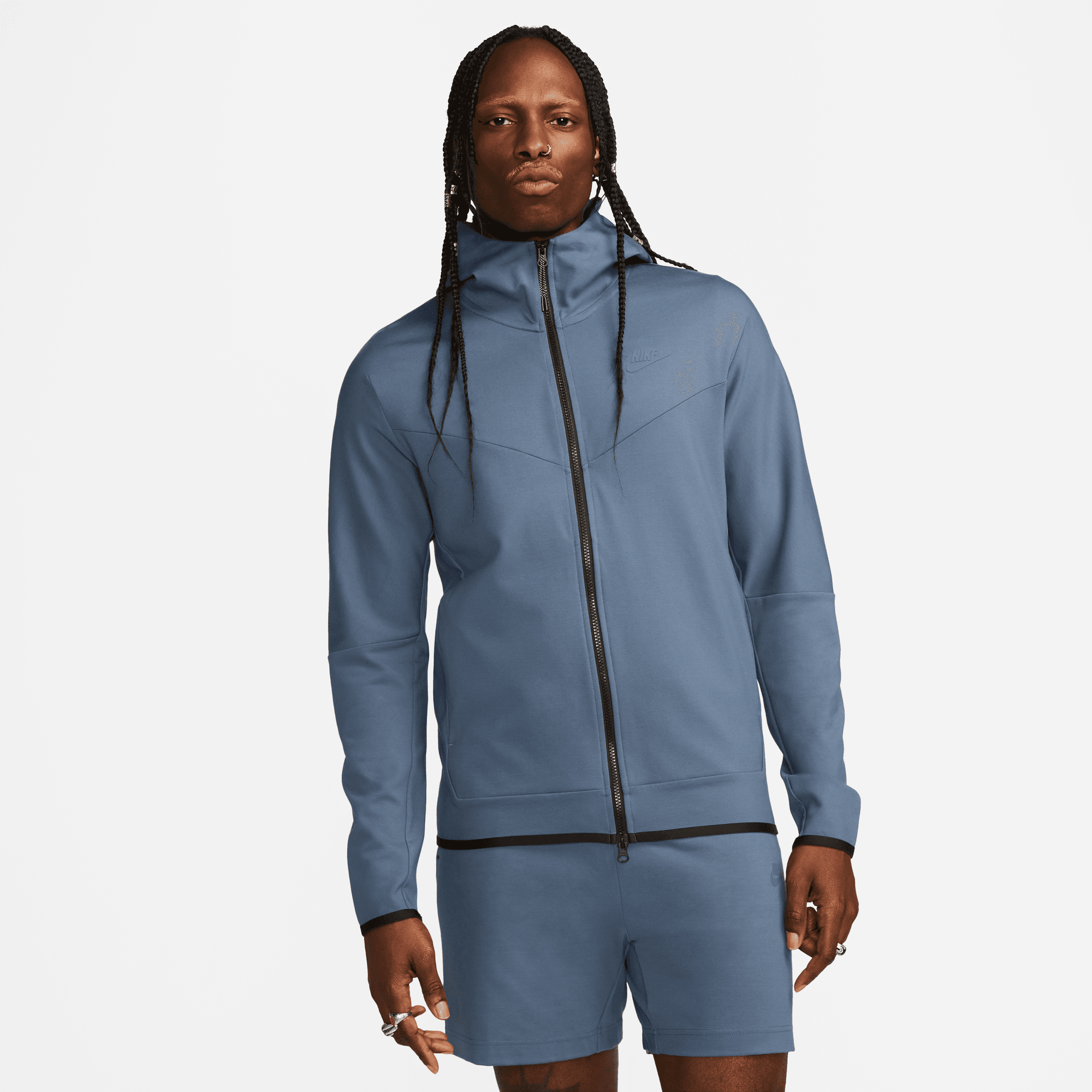 Nike Herren Jacke M Nk Tech Fz Lghtwht