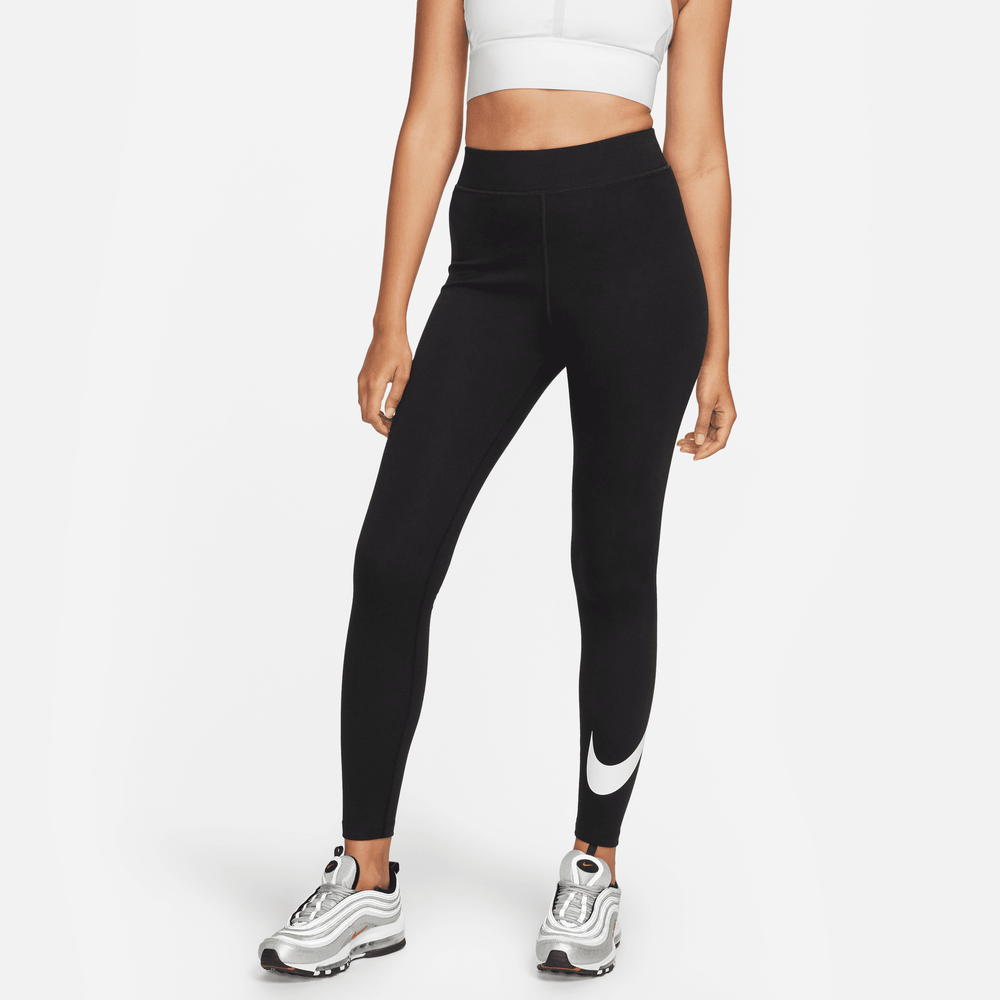 Nike Sportswear Classics Leggings mit hohem Bund und Grafik für Damen