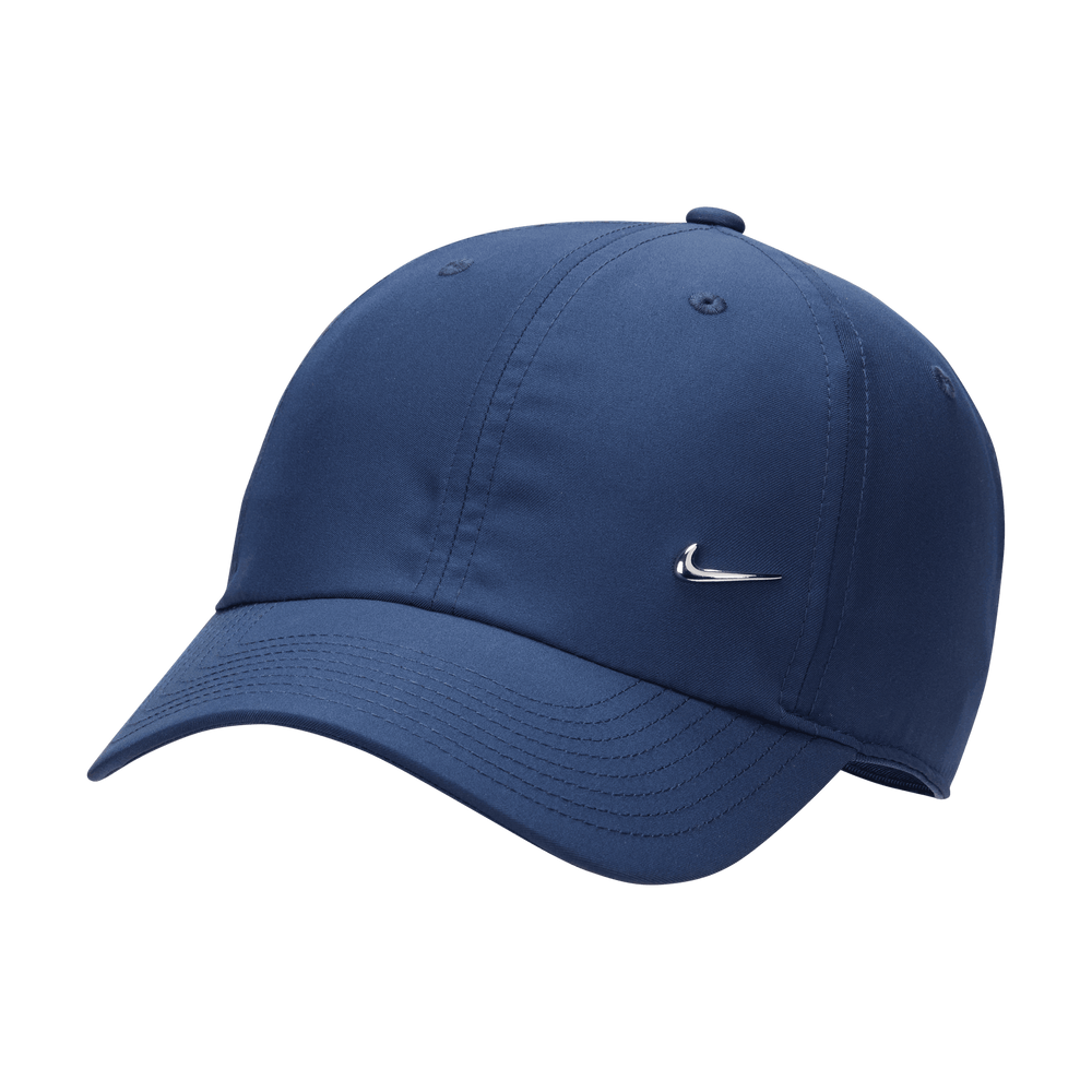 Nike Herren Df Club Baseballkappe, Midnight Navy/Metallic Silver