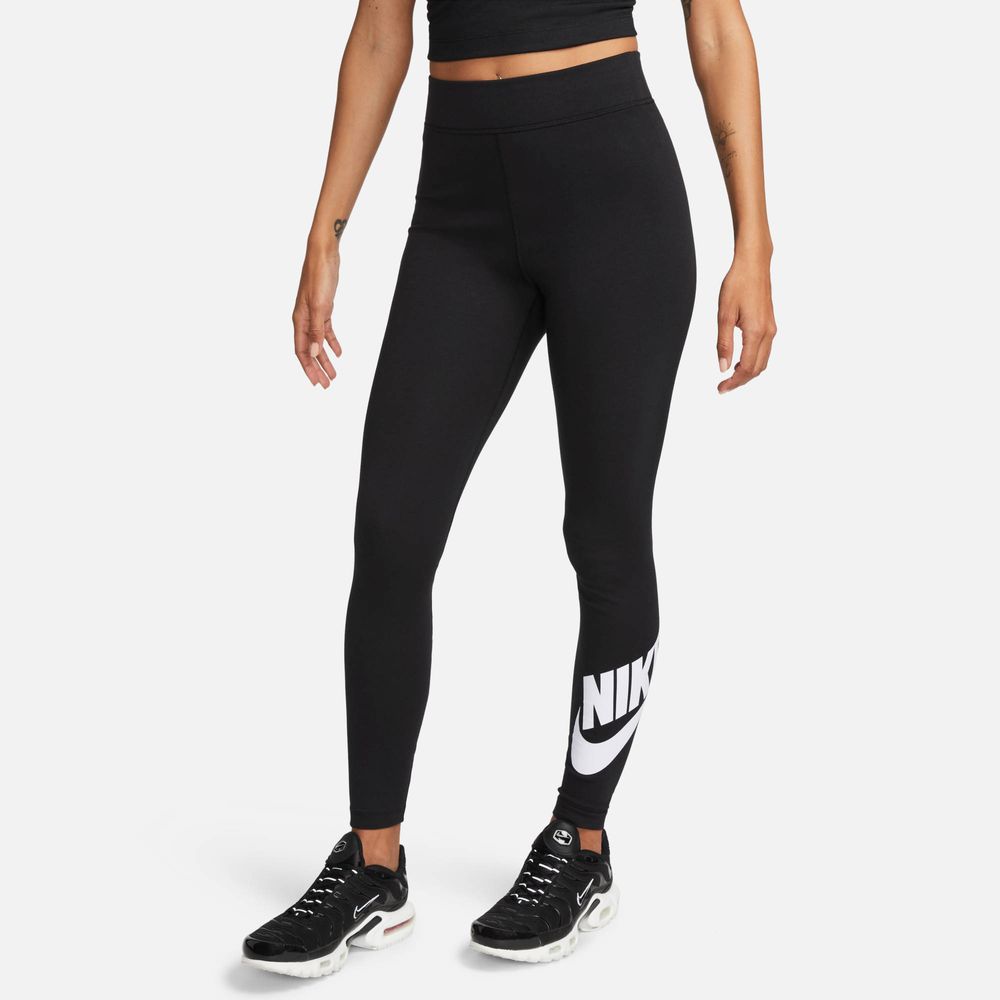 Nike Sportswear Classics Leggings mit hohem Bund und Grafik für Damen