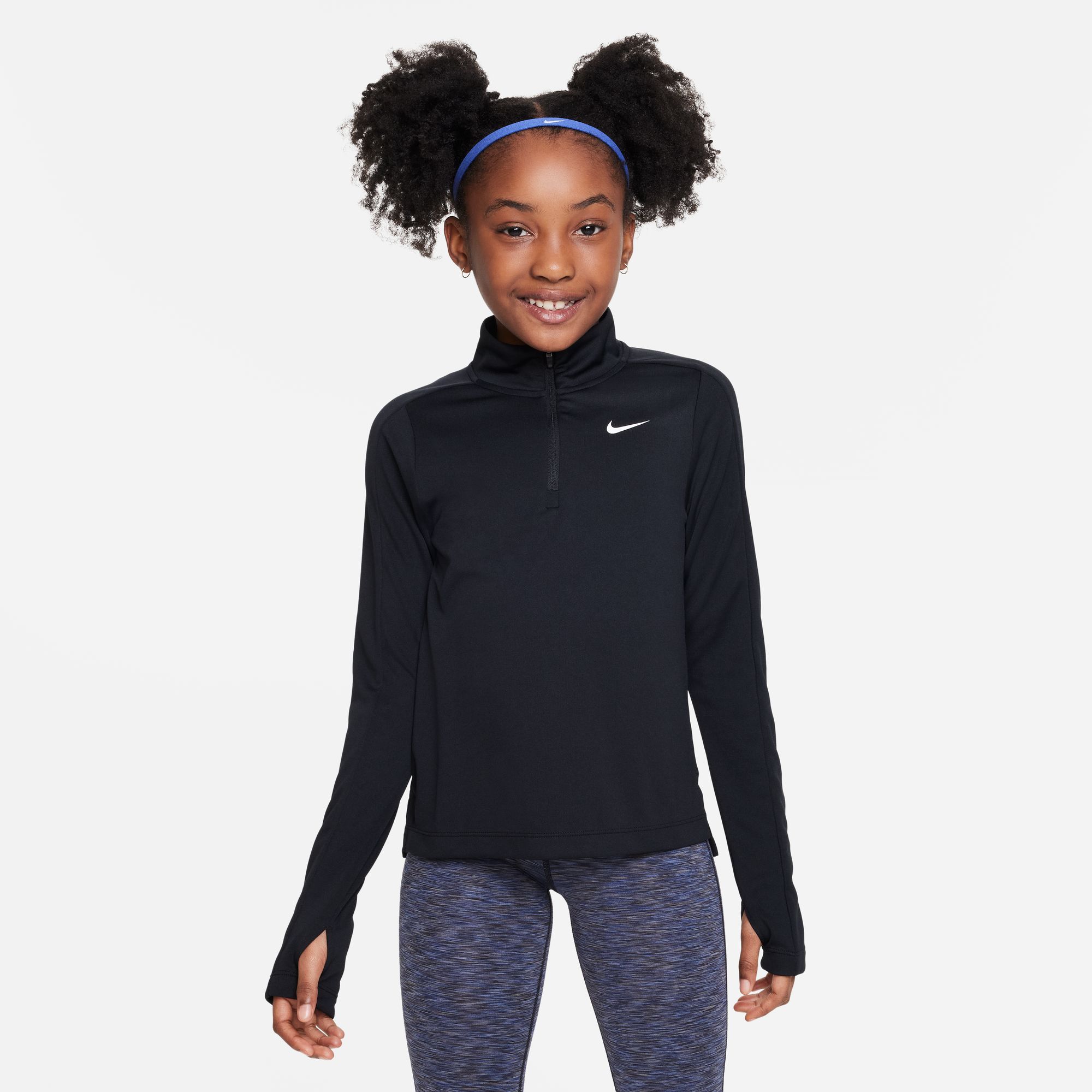Nike G Nk Df Ls Hz Trainingspullover