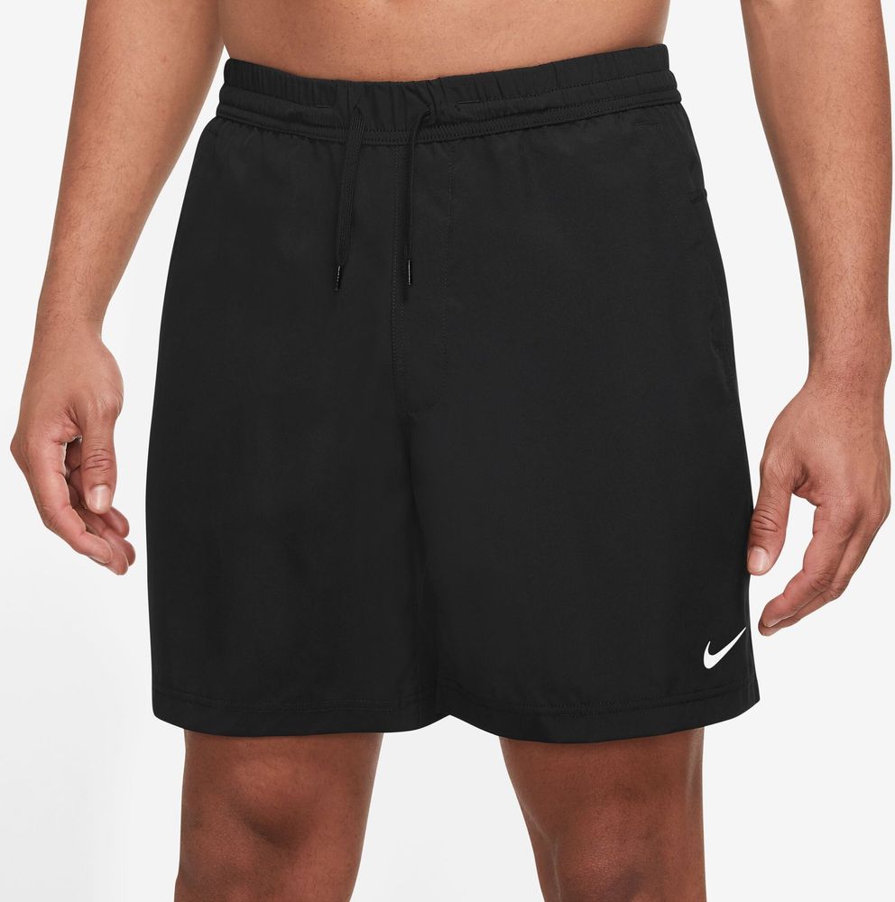 Nike Form Vielseitige Dri-FIT Herrenshorts ohne Futter (ca. 18 cm) - Black / White