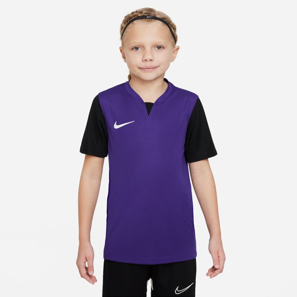 Nike Dri-FIT Trophy 5 Kurzarm-Fußballtrikot für ältere Kinder (Stock)