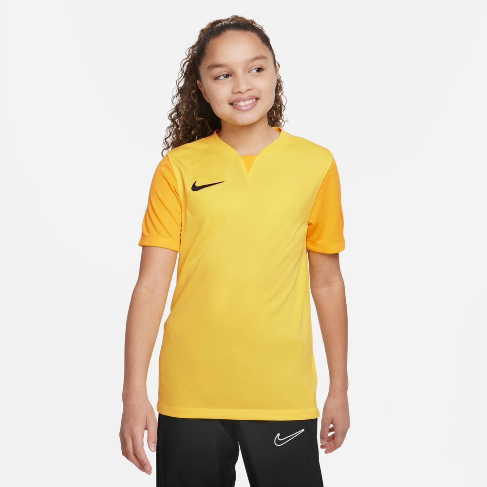 Nike Dri-FIT Trophy 5 Kurzarm-Fußballtrikot für ältere Kinder (Stock)