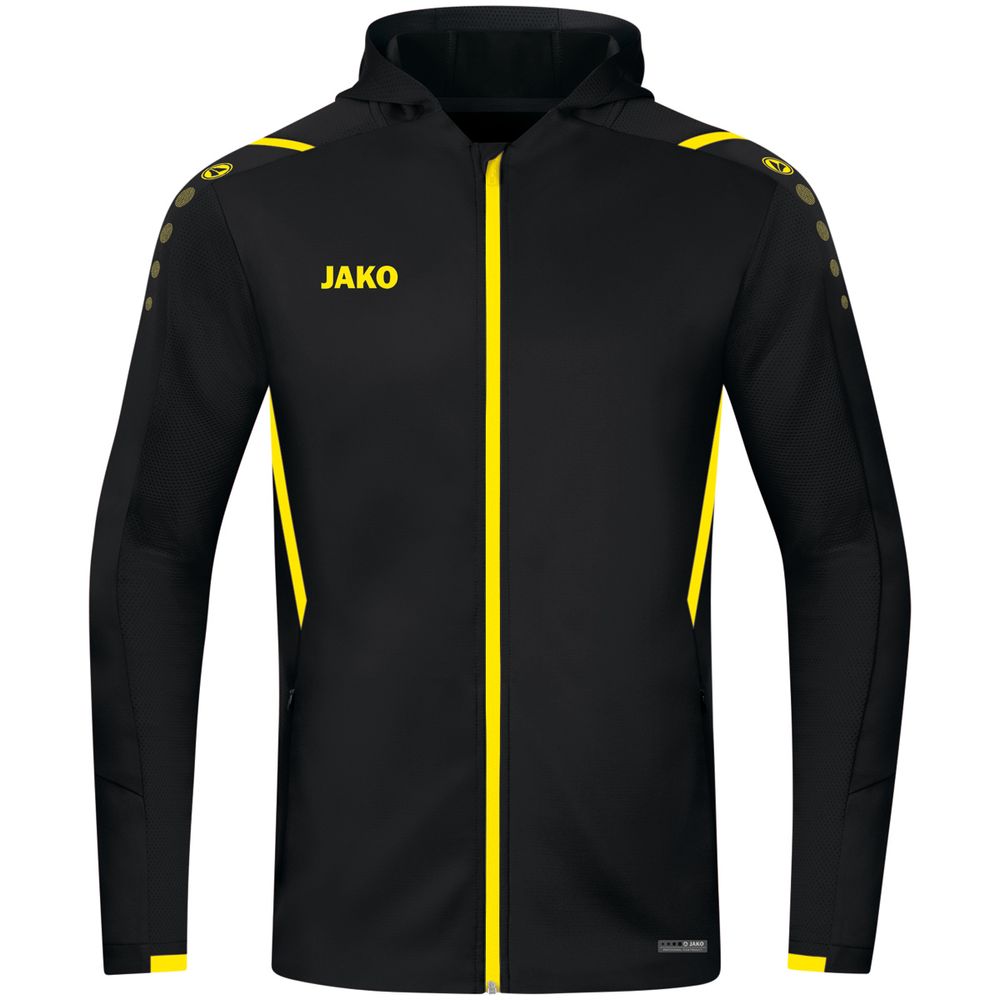 Jako Trainingsjacke Challenge Mit Kapuze - schwarz/citro