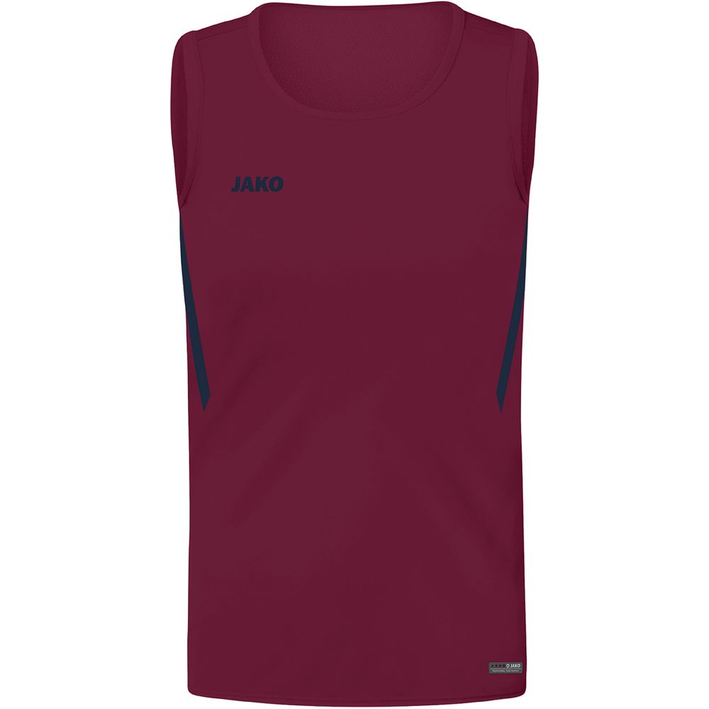 Jako Tanktop Challenge - maroon/marine