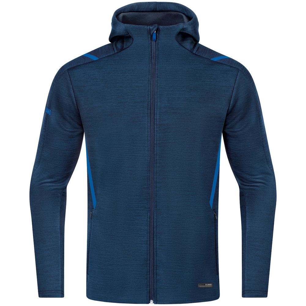 Jako Freizeitjacke Challenge Mit Kapuze - marine meliert/royal
