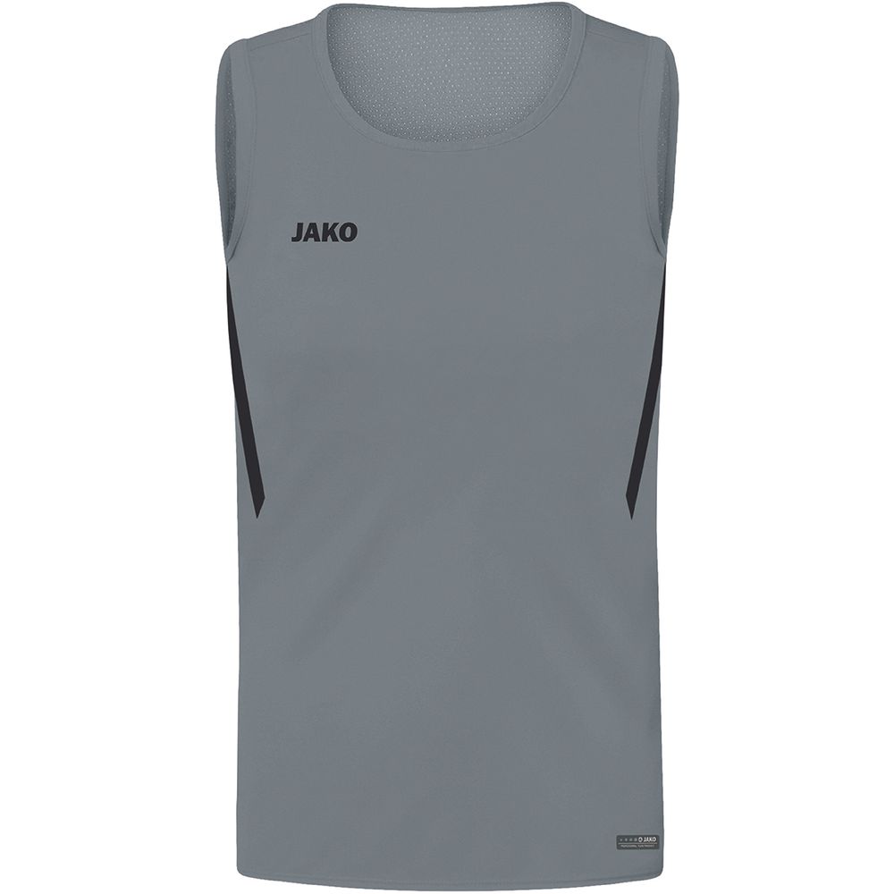 Jako Tanktop Challenge - steingrau/schwarz