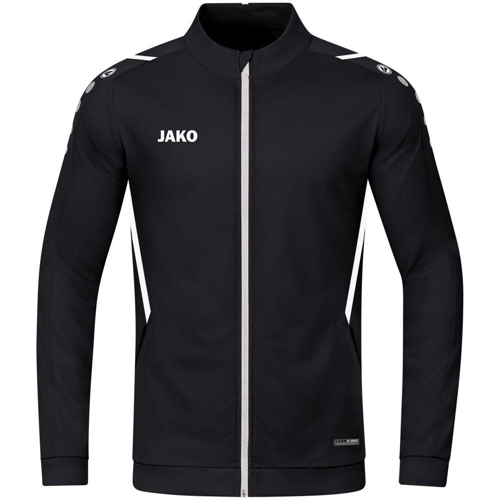 Jako Polyesterjacke Challenge - schwarz/weiß