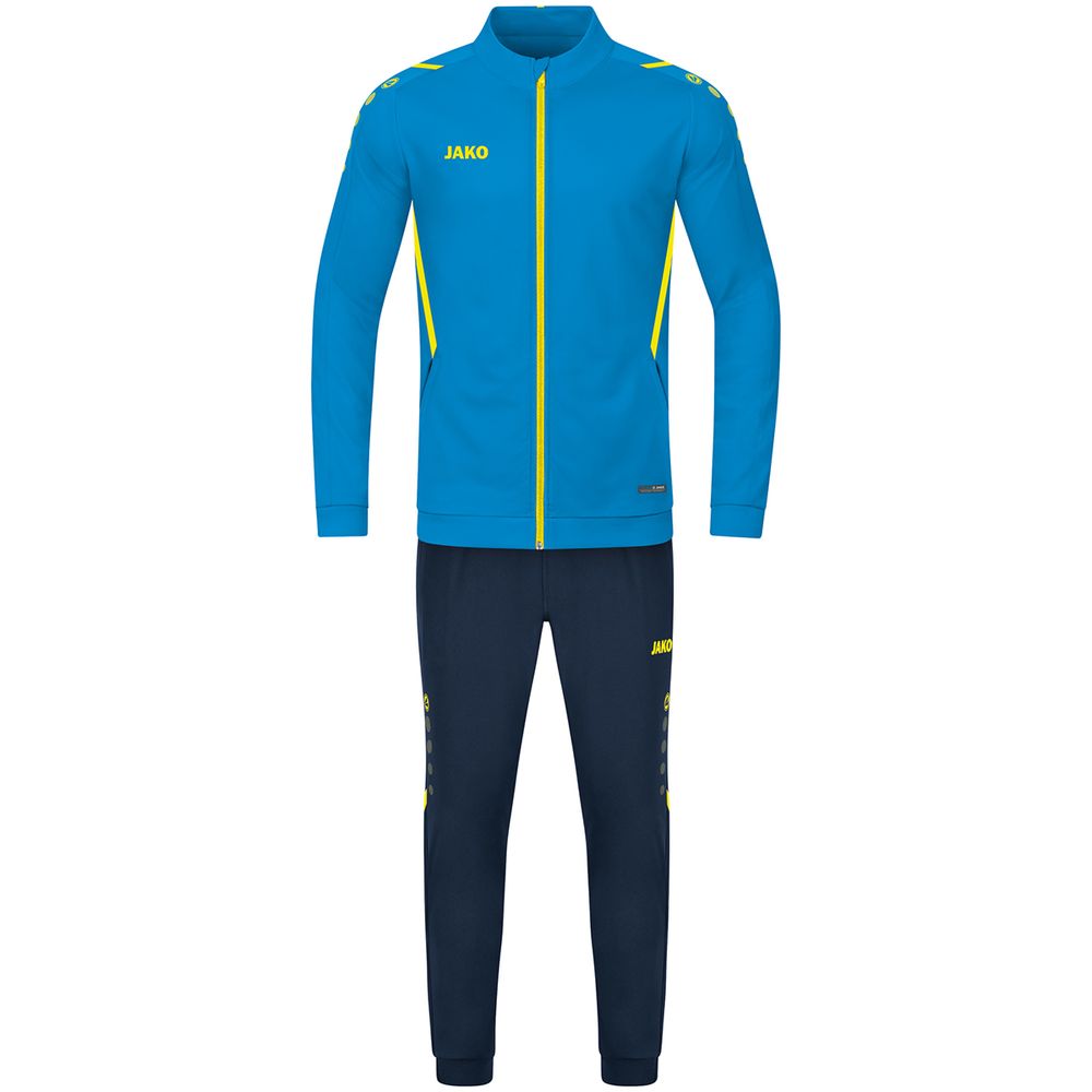 Jako Trainingsanzug Polyester Challenge - jako blau/neongelb