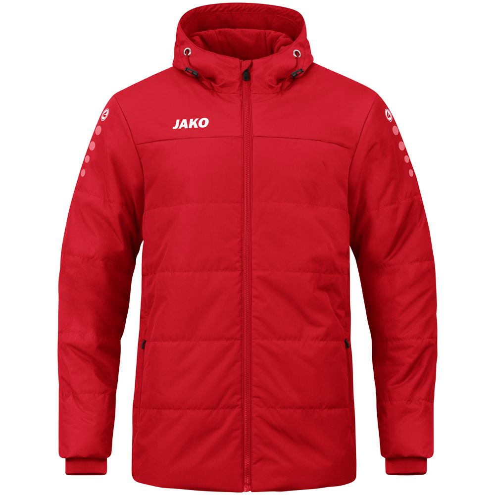 Jako Coachjacke Team Mit Kapuze - rot