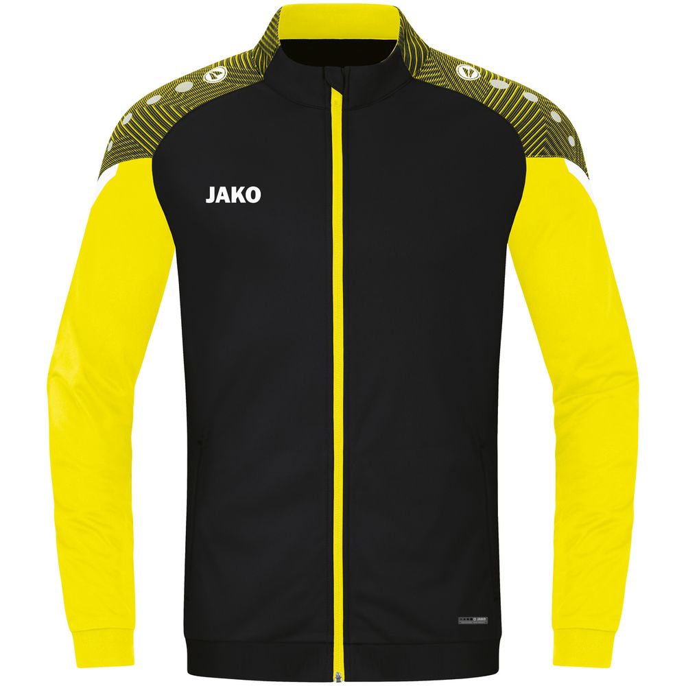 Jako Polyesterjacke Performance - schwarz/soft yellow