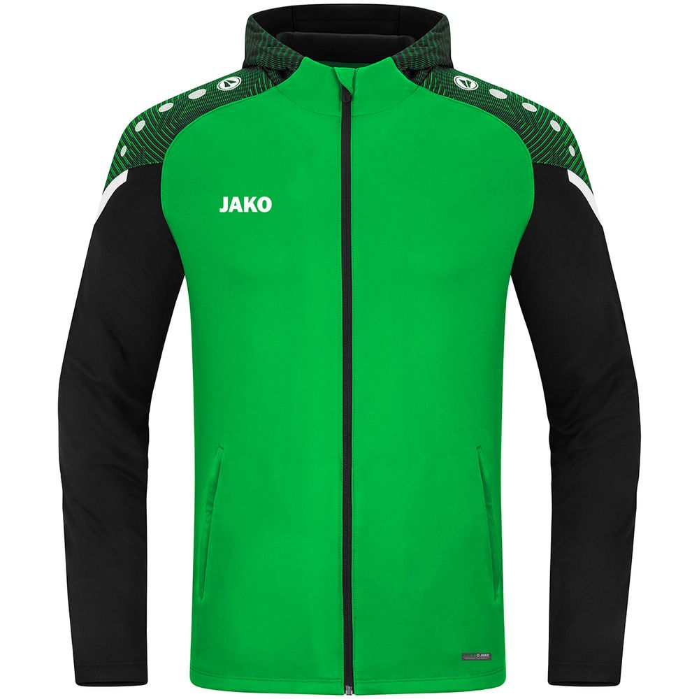 Jako Kapuzenjacke Performance - soft green/schwarz