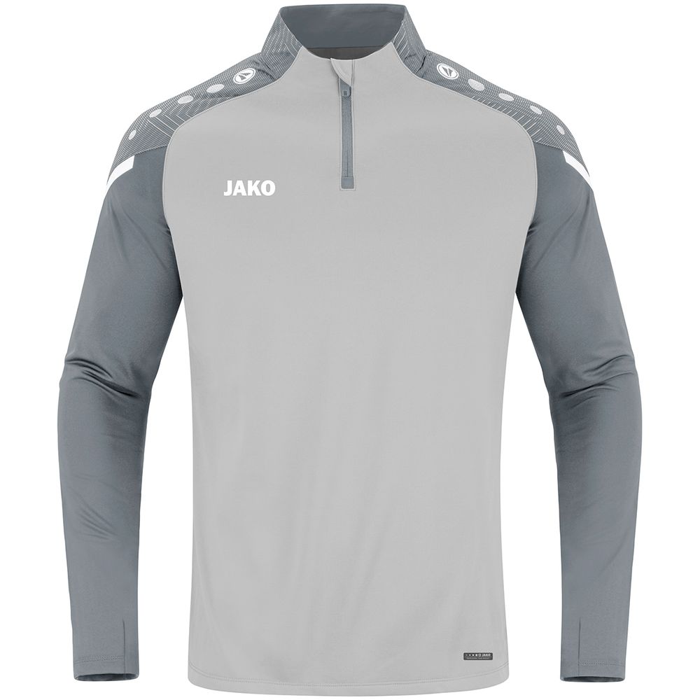 Jako Ziptop Performance - soft grey/steingrau