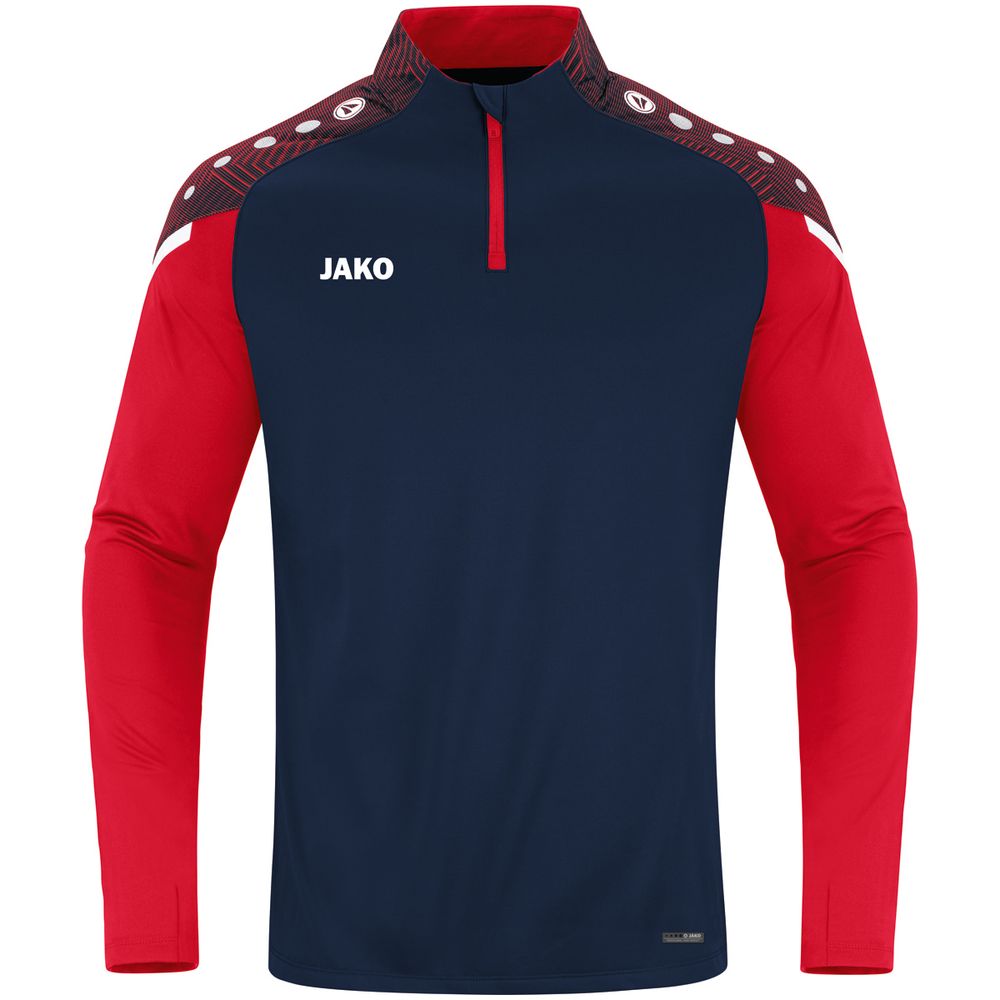 Jako Ziptop Performance - marine/rot