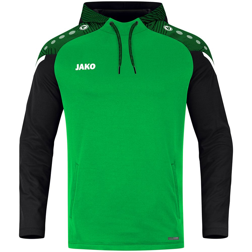 Jako Kapuzensweat Performance - soft green/schwarz
