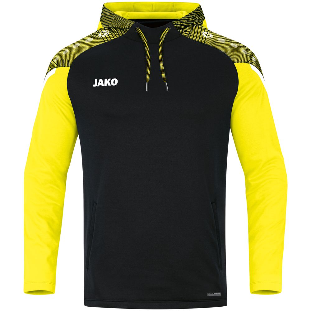 Jako Kapuzensweat Performance - schwarz/soft yellow