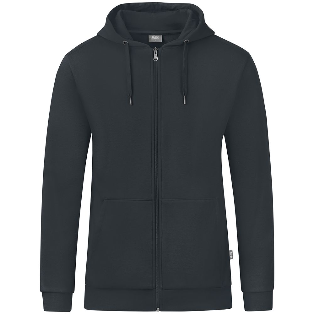 Jako Kapuzenjacke Organic - anthrazit