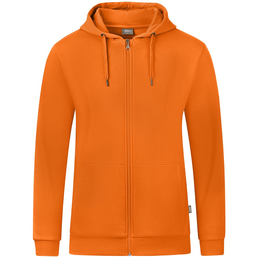 Jako Kapuzenjacke Organic - orange