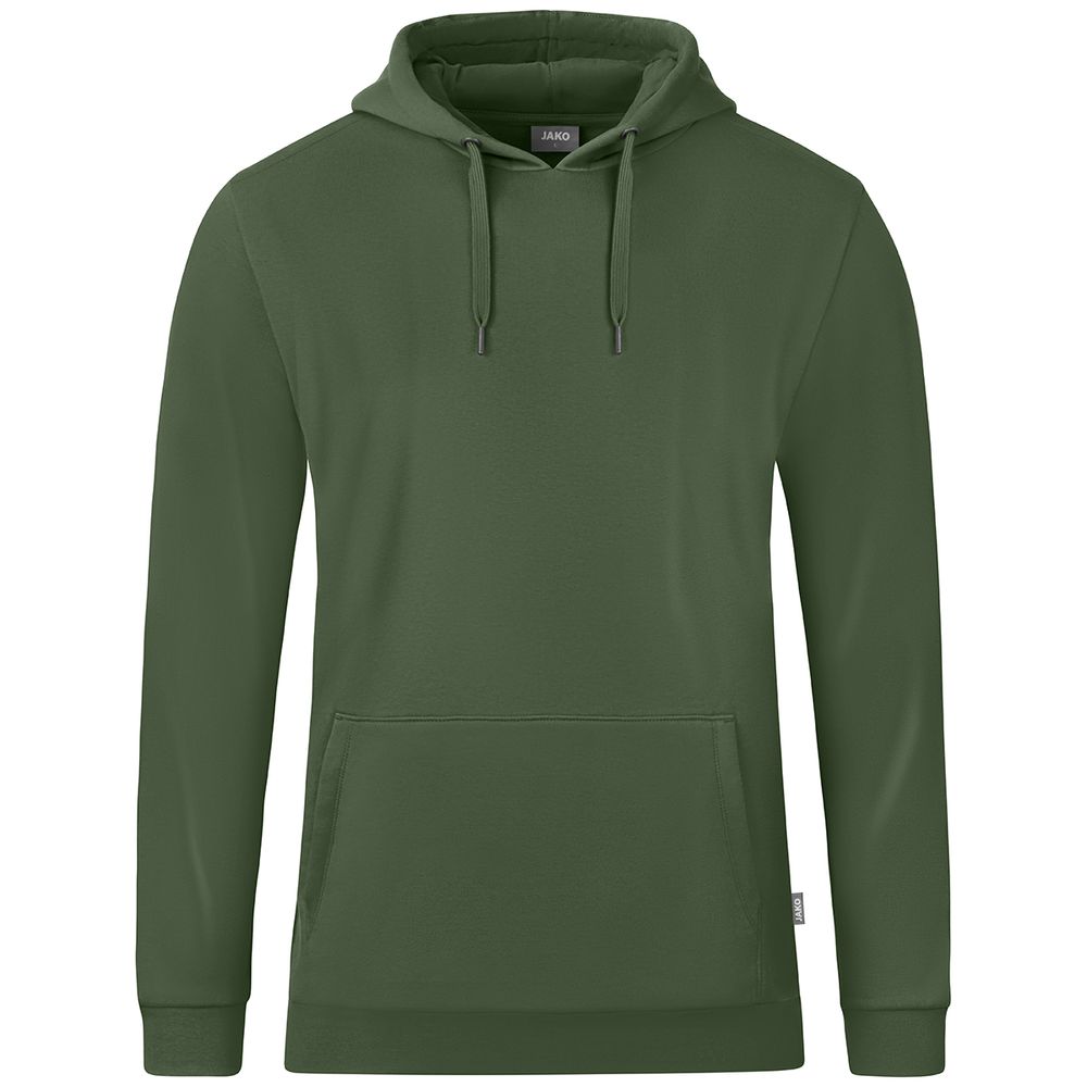 Jako Kapuzensweat Organic - oliv