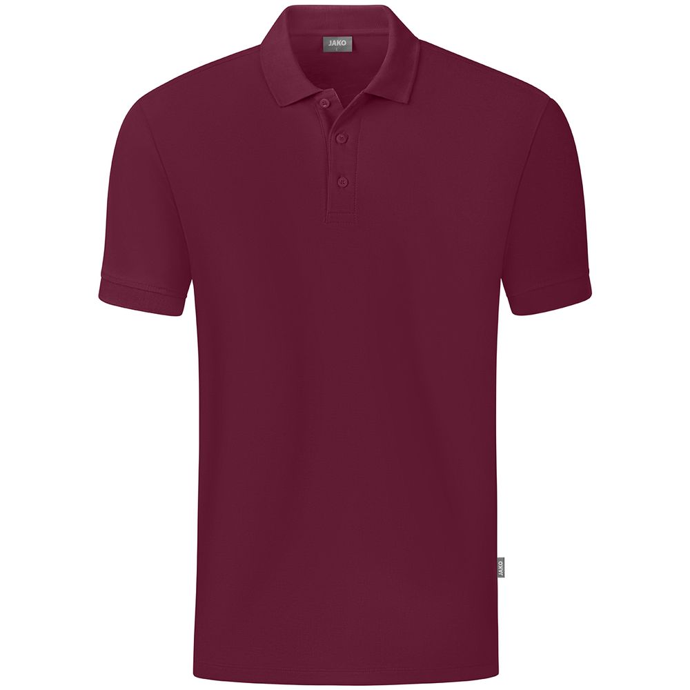 Jako Polo Organic - maroon