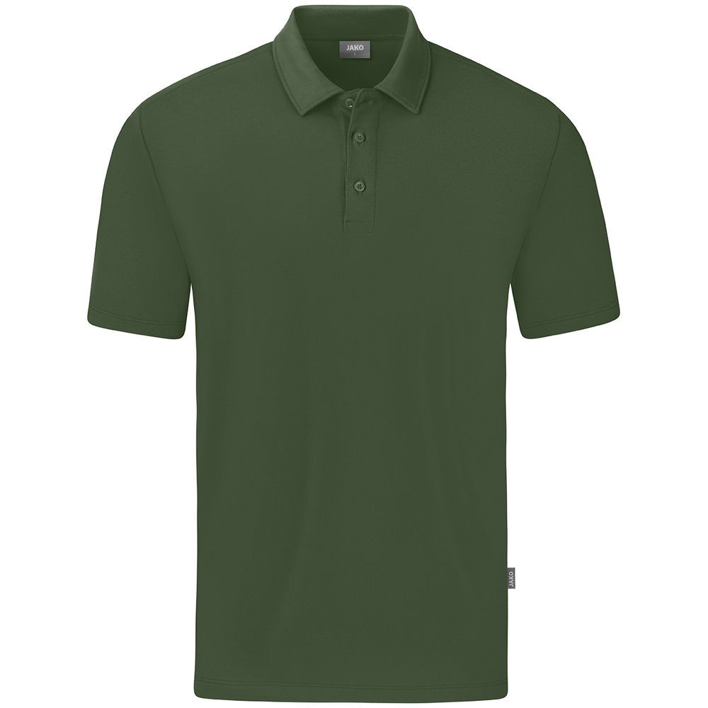 Jako Polo Organic Stretch - oliv