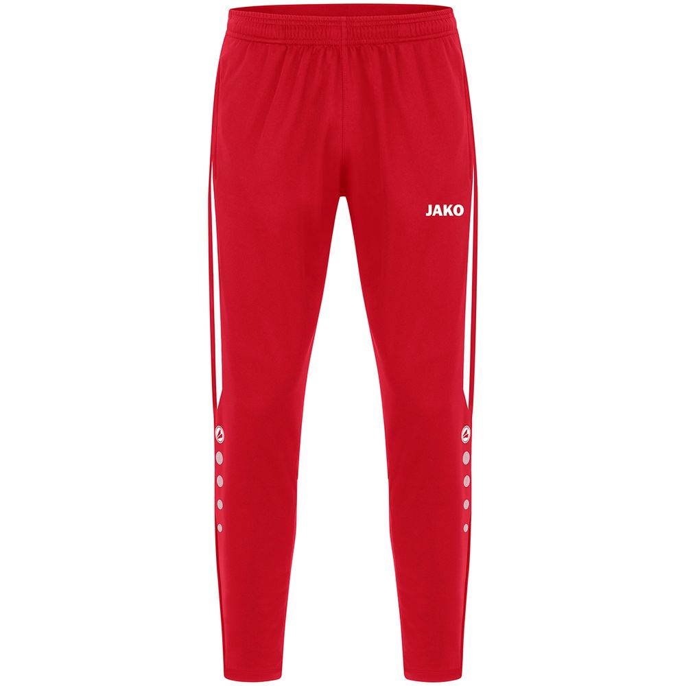 Jako Polyesterhose Power - rot/weiß