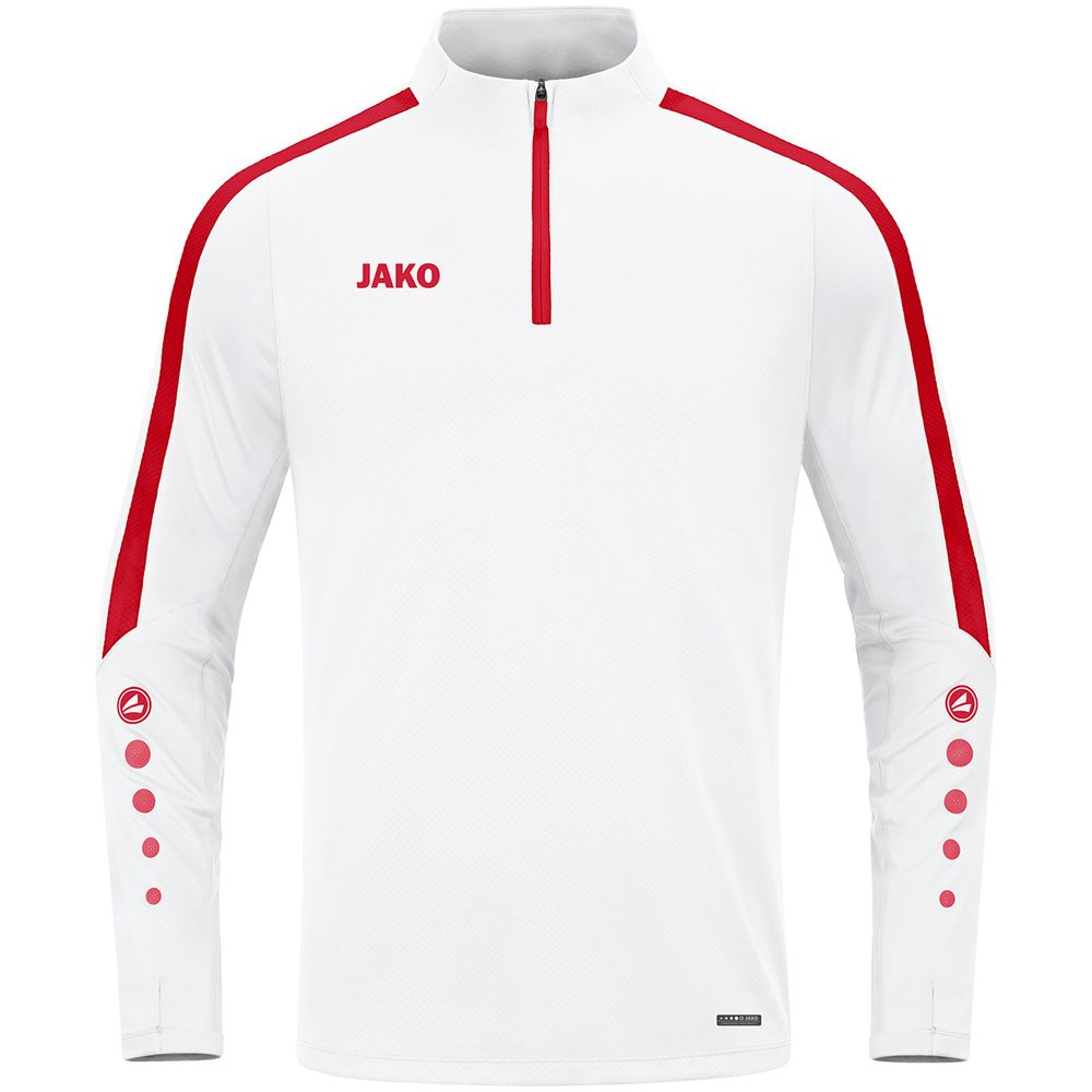 Jako Ziptop Power - weiß/rot